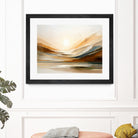 Sunset Through Misty Peaks by Alpenglow Workshop on GIANT ART - abstract abstract landscape