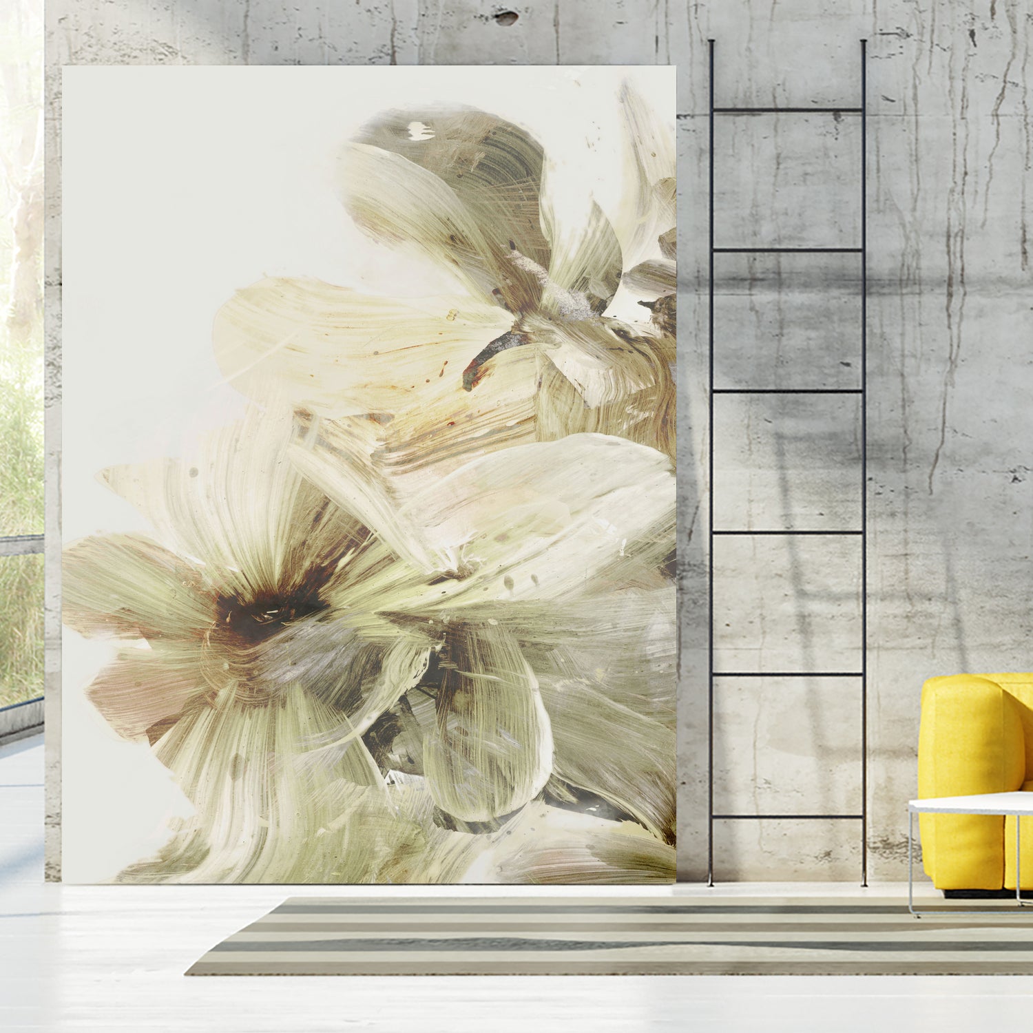 Hill Flowers 1 by Dan Hobday on GIANT ART - ananpainted  ananpainted