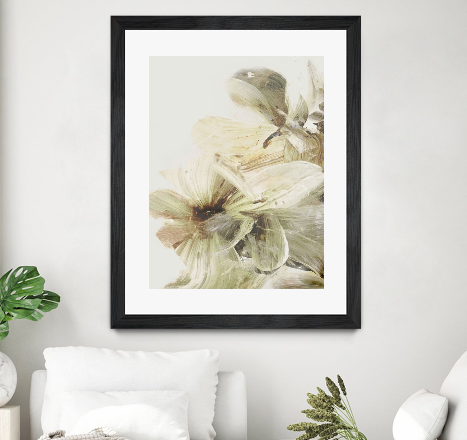 Hill Flowers 1 by Dan Hobday on GIANT ART - ananpainted  ananpainted