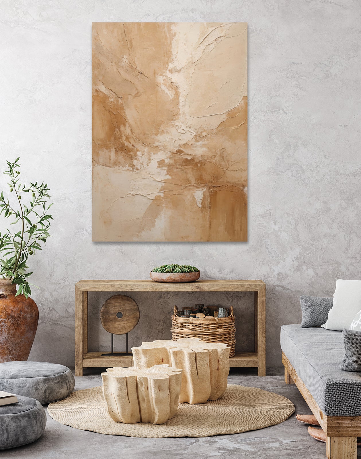 Tonal Terrain by Alpenglow Workshop on GIANT ART - textured wall art abstract textured wall art
