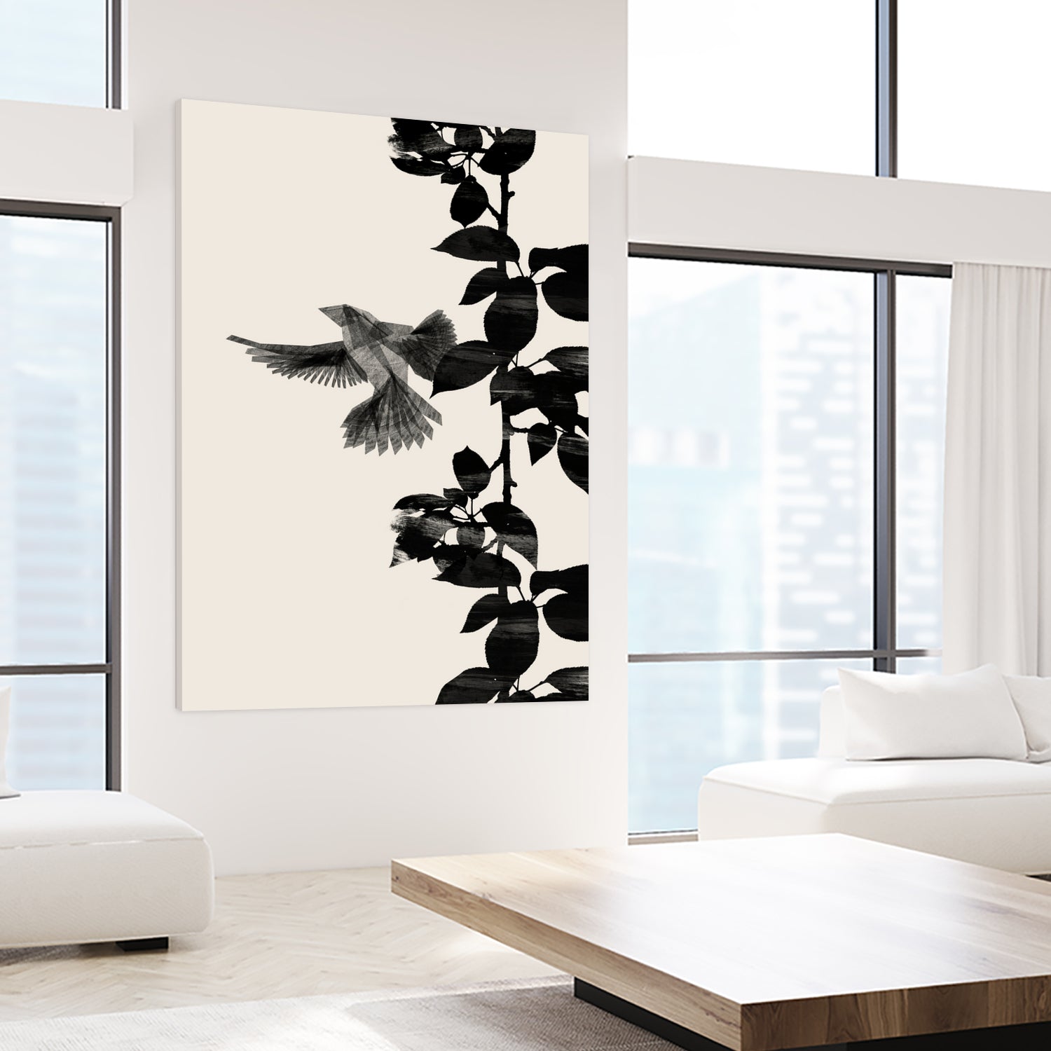 Bird Botanical a 20x30 by Danushka Abeygoda on GIANT ART -   