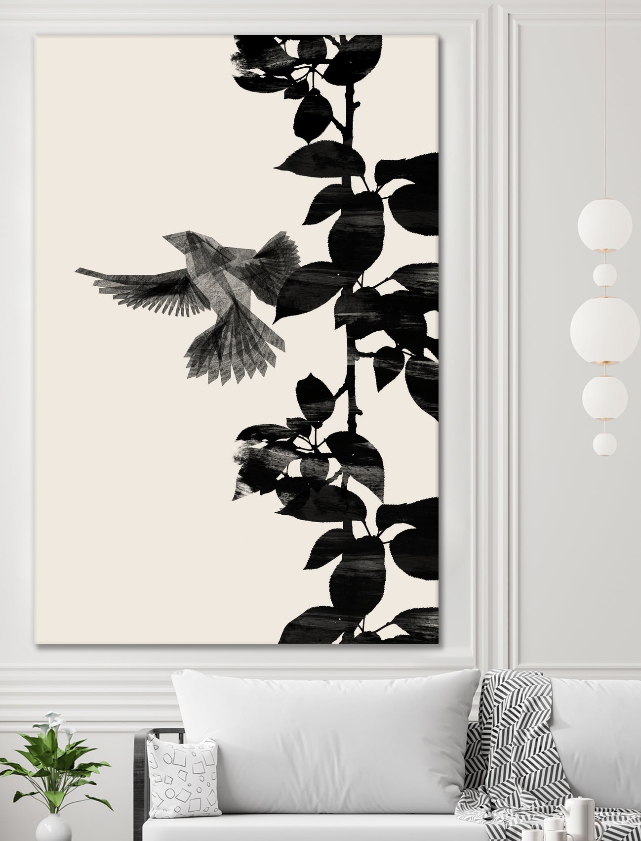 Bird Botanical a 20x30 by Danushka Abeygoda on GIANT ART -   