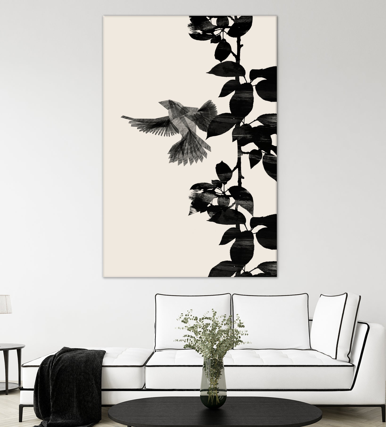 Bird Botanical a 20x30 by Danushka Abeygoda on GIANT ART -   