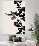 Bird Botanical a 20x30 by Danushka Abeygoda on GIANT ART -   