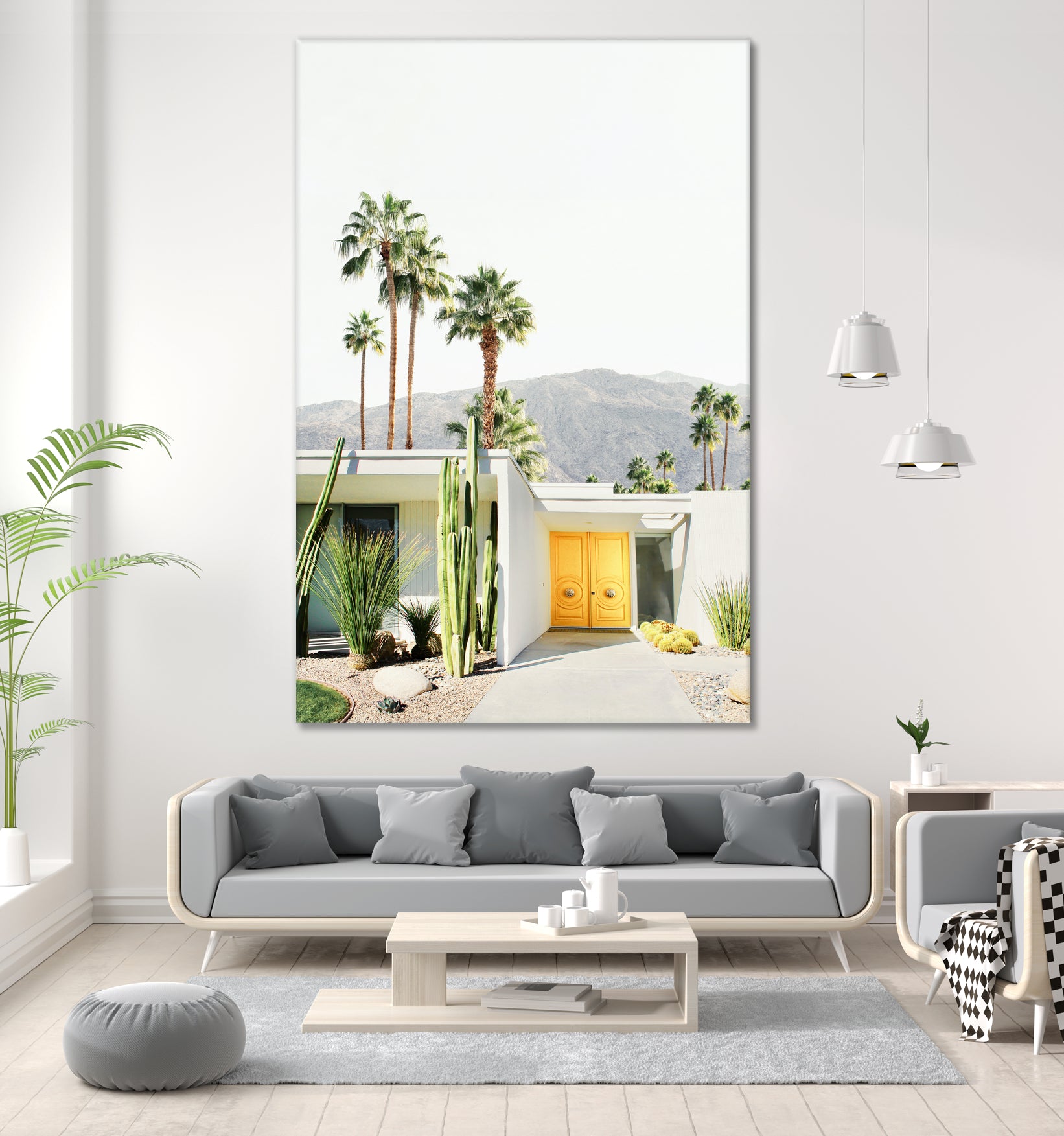 Palm Springs 2 by Kathrin Pienaar on GIANT ART -  framed canvas
