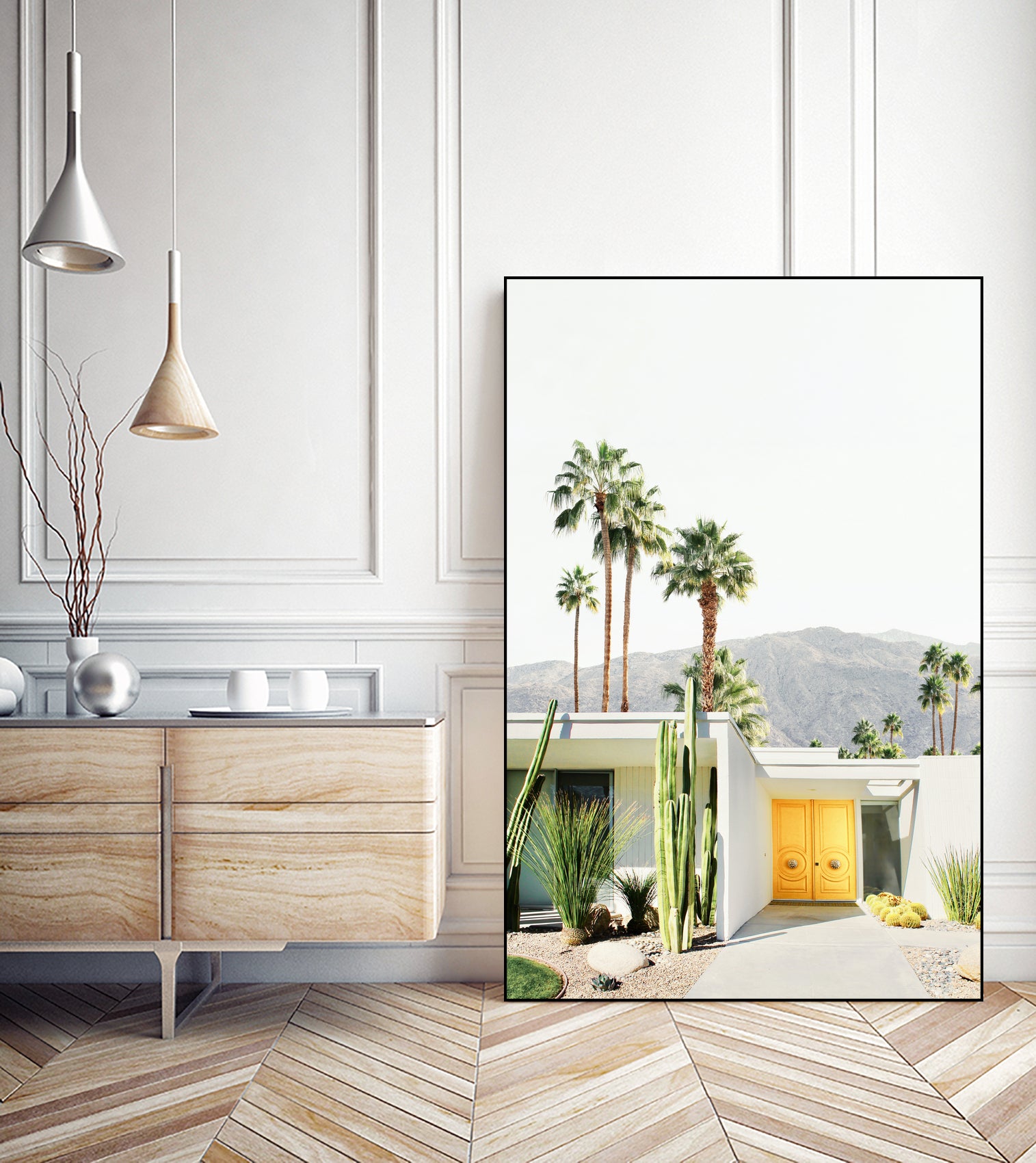 Palm Springs 2 by Kathrin Pienaar on GIANT ART -  framed canvas