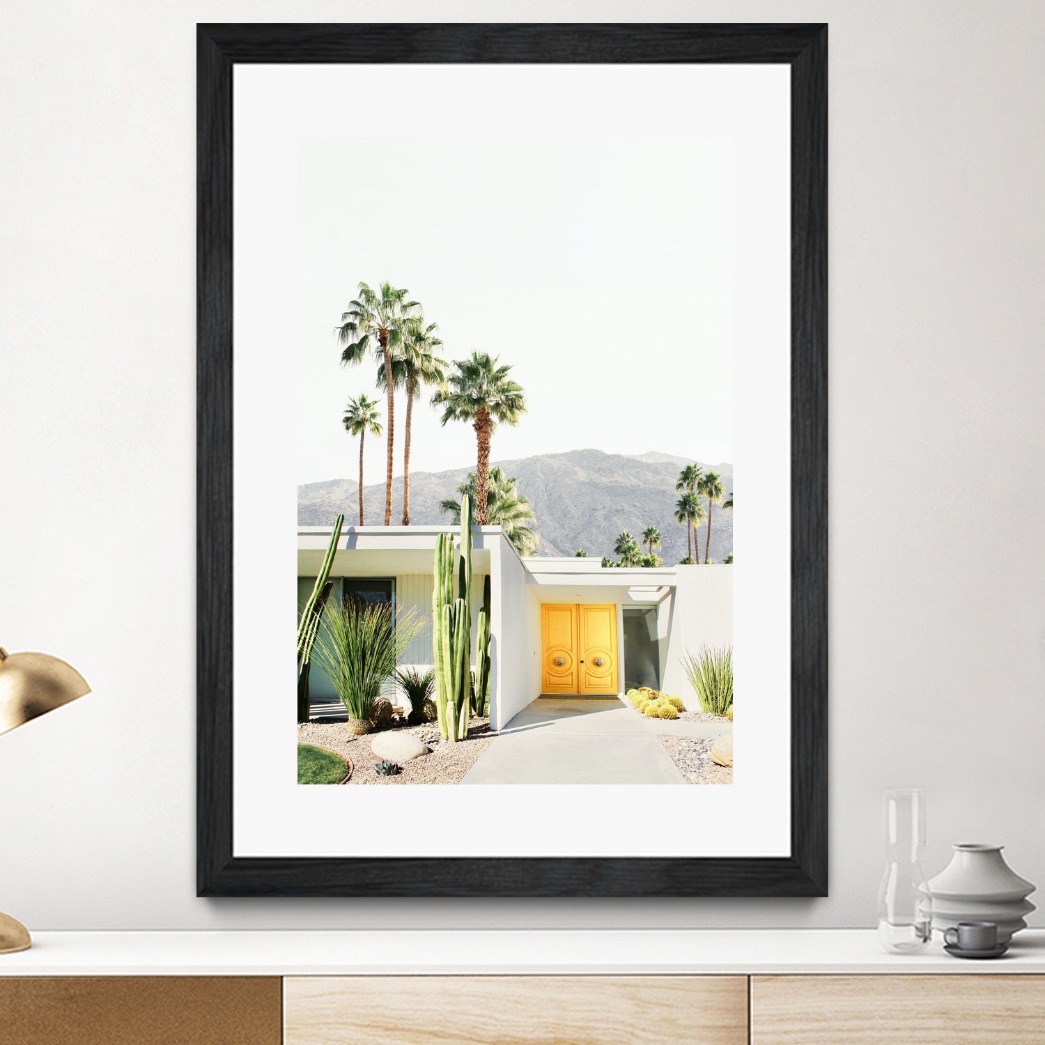 Palm Springs 2 by Kathrin Pienaar on GIANT ART -  framed canvas