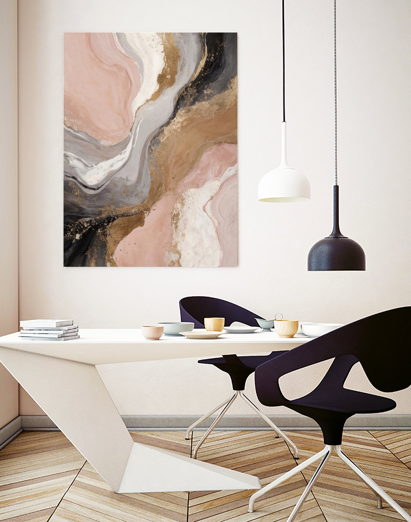 Fluid Dynamics With Swirling Patterns by Alpenglow Workshop on GIANT ART - abstract abstract art