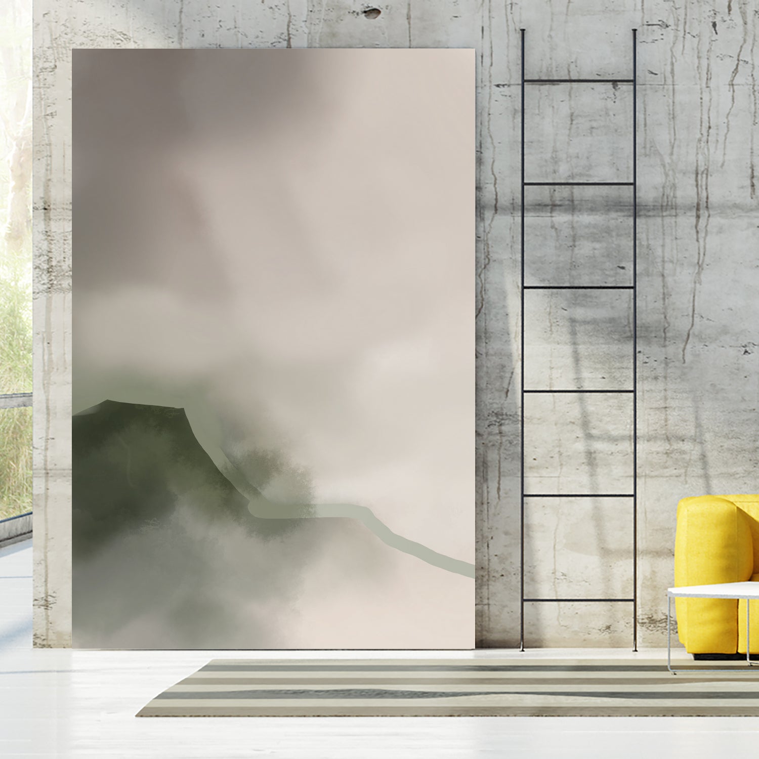 Misty Mountain Veil by Nilesh Kulkarni on GIANT ART - 6000 illustration