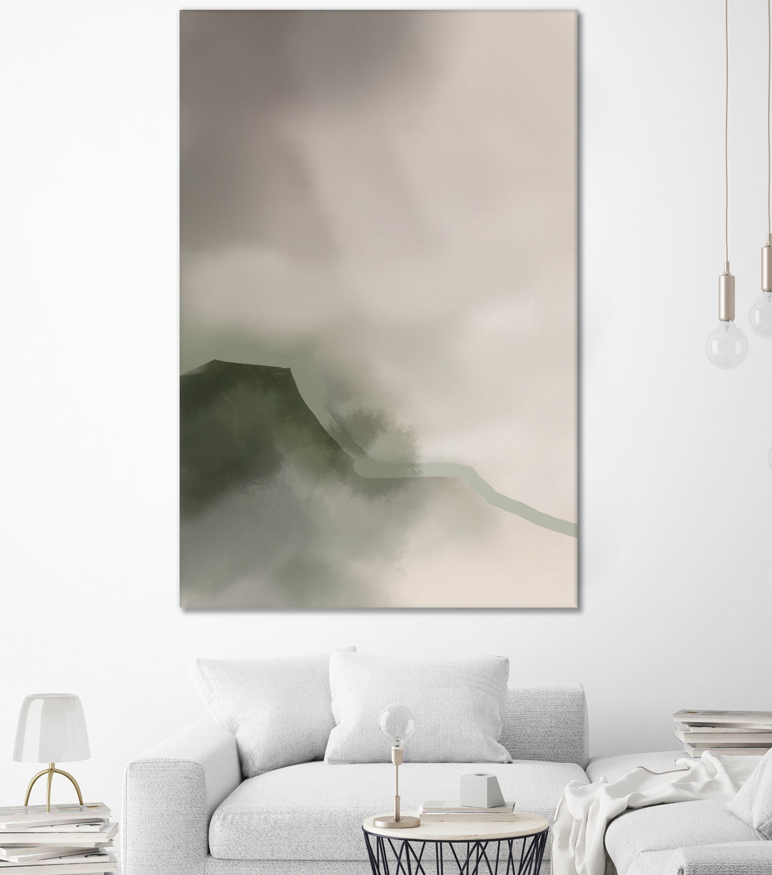 Misty Mountain Veil by Nilesh Kulkarni on GIANT ART - 6000 illustration