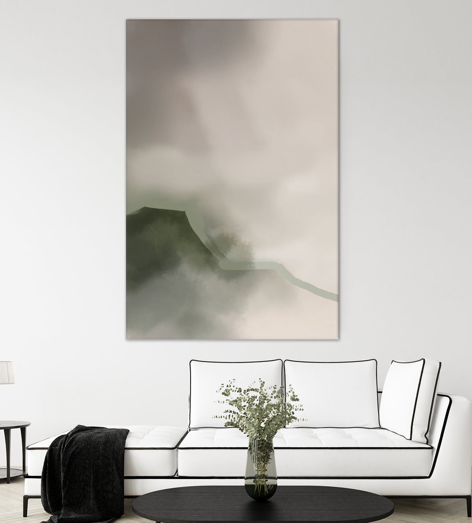 Misty Mountain Veil by Nilesh Kulkarni on GIANT ART - 6000 illustration