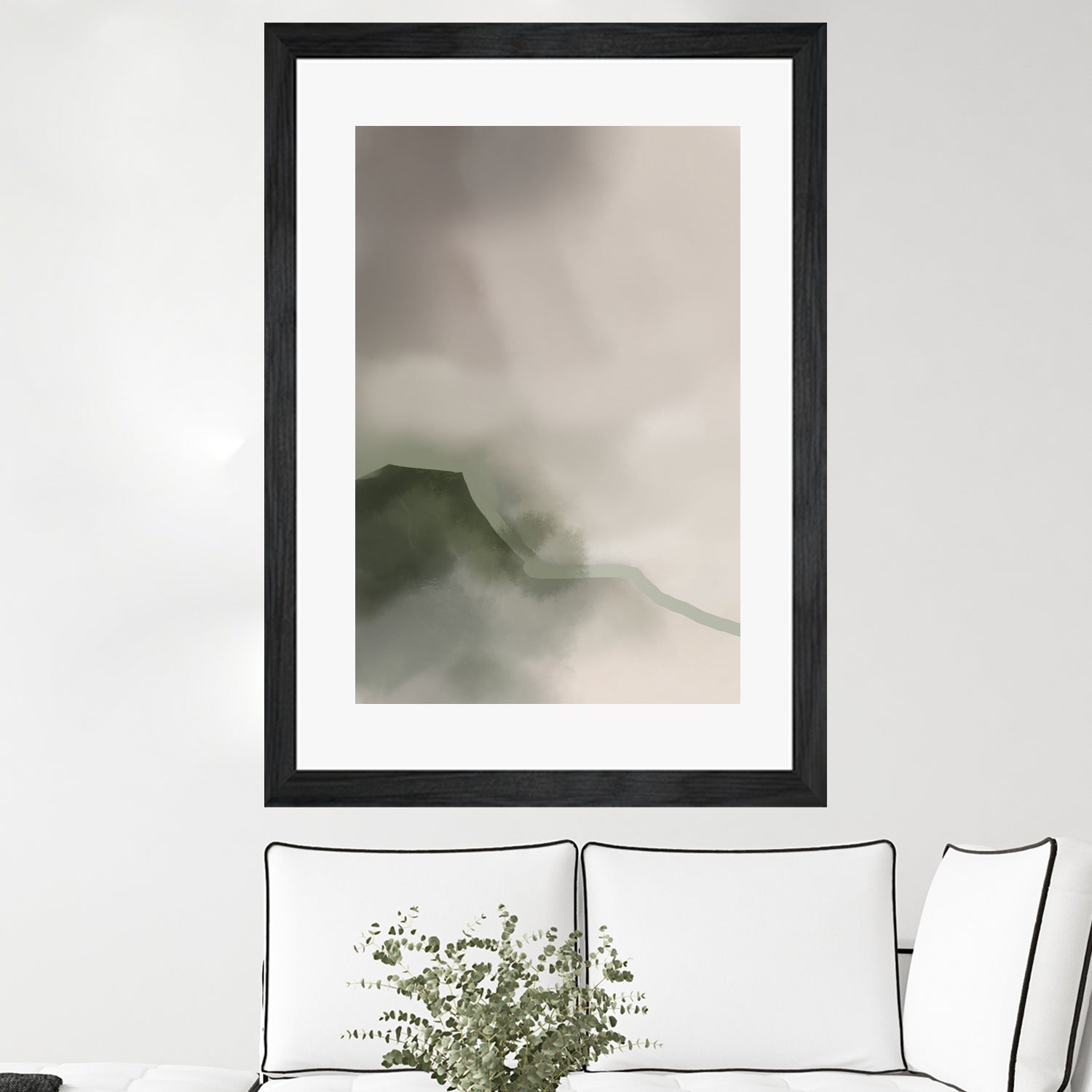 Misty Mountain Veil by Nilesh Kulkarni on GIANT ART - 6000 illustration