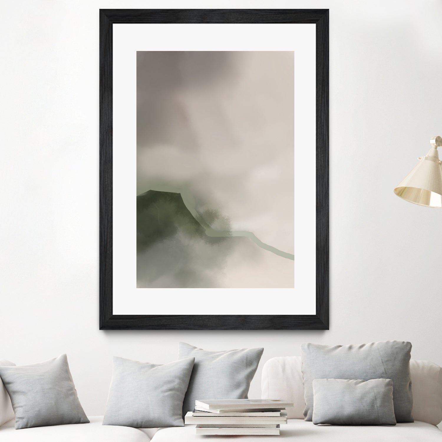 Misty Mountain Veil by Nilesh Kulkarni on GIANT ART - 6000 illustration