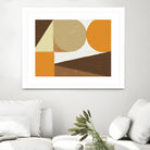 Earthy Tones Geometrics by Nilesh Kulkarni on GIANT ART - 2550 illustration