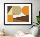 Earthy Tones Geometrics by Nilesh Kulkarni on GIANT ART - 2550 illustration