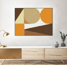 Earthy Tones Geometrics by Nilesh Kulkarni on GIANT ART - 2550 illustration