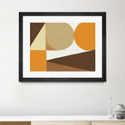 Earthy Tones Geometrics by Nilesh Kulkarni on GIANT ART - 2550 illustration