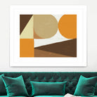 Earthy Tones Geometrics by Nilesh Kulkarni on GIANT ART - 2550 illustration
