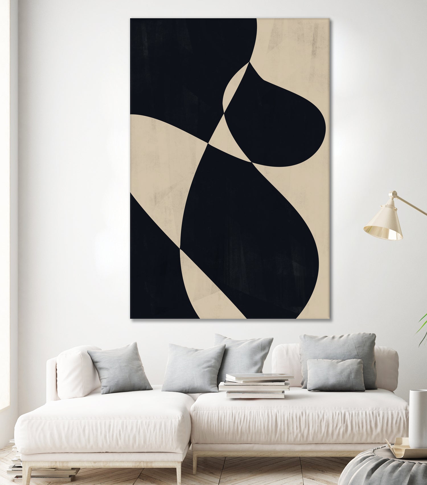 Curved Contrasts by Danushka Abeygoda on GIANT ART - 6000 illustration