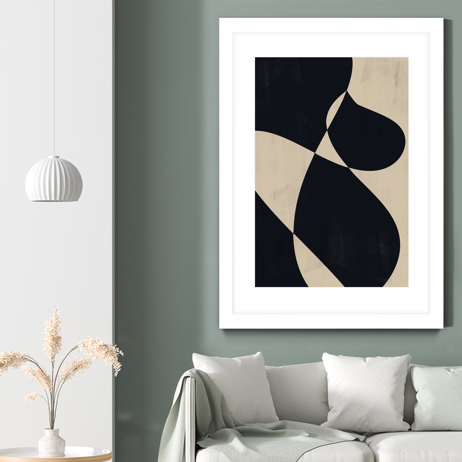 Curved Contrasts by Danushka Abeygoda on GIANT ART - 6000 illustration