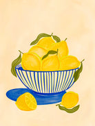 Bowl Of Vibrant Yellow Lemons by Nikita Jariwala on GIANT ART - bowl of lemons art food and drinks bowl of lemons art