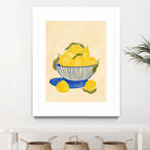 Bowl Of Vibrant Yellow Lemons by Nikita Jariwala on GIANT ART - bowl of lemons art food and drinks bowl of lemons art