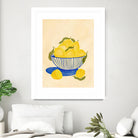 Bowl Of Vibrant Yellow Lemons by Nikita Jariwala on GIANT ART - bowl of lemons art food and drinks bowl of lemons art