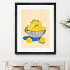 Bowl Of Vibrant Yellow Lemons by Nikita Jariwala on GIANT ART - bowl of lemons art food and drinks bowl of lemons art