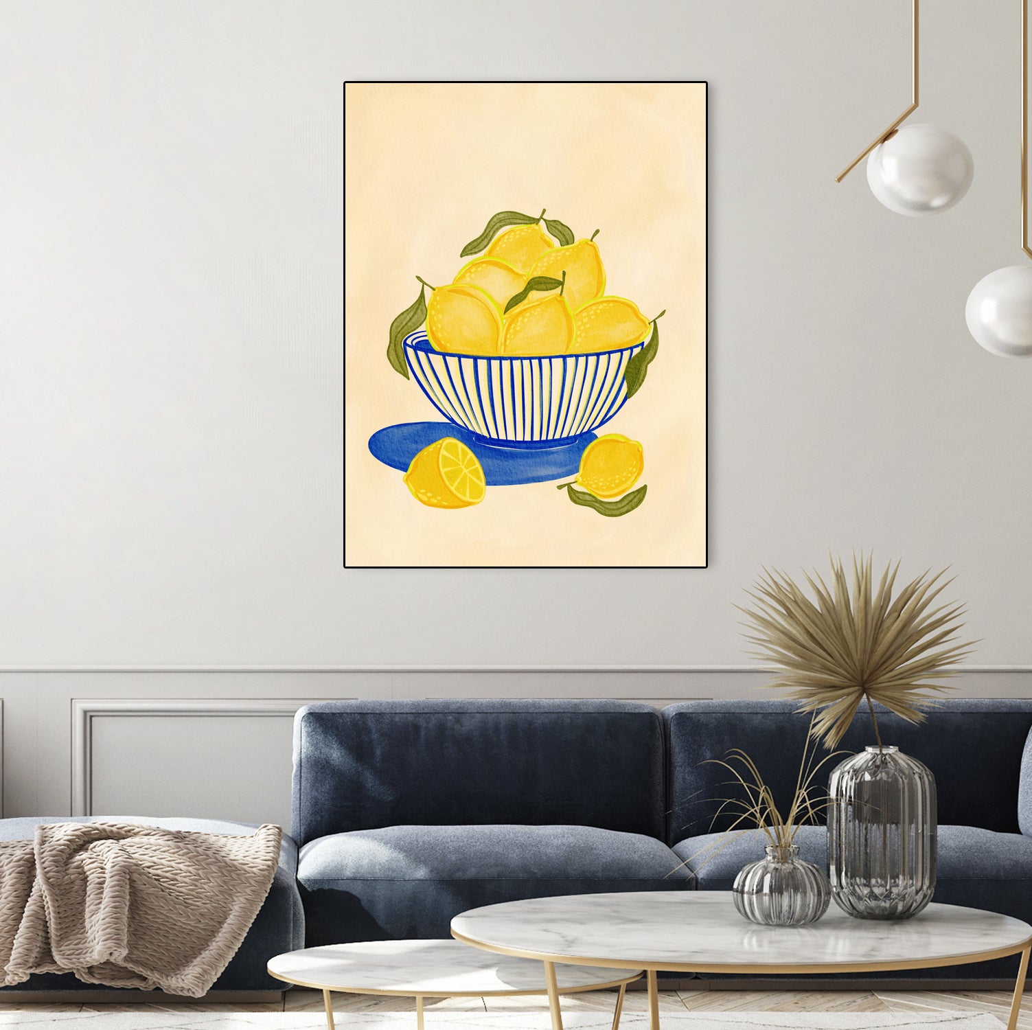 Bowl Of Vibrant Yellow Lemons by Nikita Jariwala on GIANT ART - bowl of lemons art food and drinks bowl of lemons art