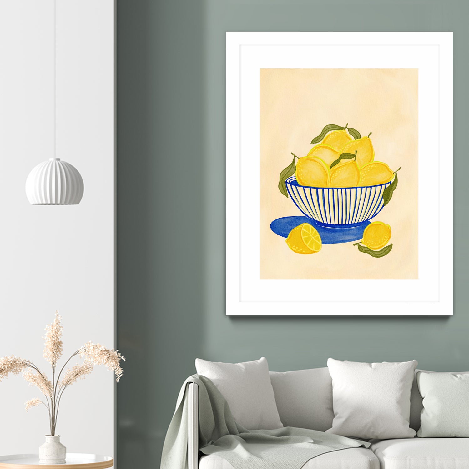 Bowl Of Vibrant Yellow Lemons by Nikita Jariwala on GIANT ART - bowl of lemons art food and drinks bowl of lemons art
