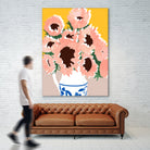 Sunshine On a Cloudy Day by Uma Gokhale on GIANT ART - floral art flowers and plants floral art