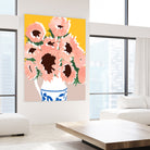 Sunshine On a Cloudy Day by Uma Gokhale on GIANT ART - floral art flowers and plants floral art