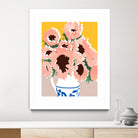 Sunshine On a Cloudy Day by Uma Gokhale on GIANT ART - floral art flowers and plants floral art