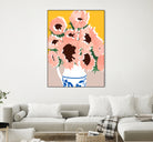 Sunshine On a Cloudy Day by Uma Gokhale on GIANT ART - floral art flowers and plants floral art