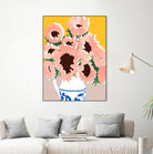 Sunshine On a Cloudy Day by Uma Gokhale on GIANT ART - floral art flowers and plants floral art