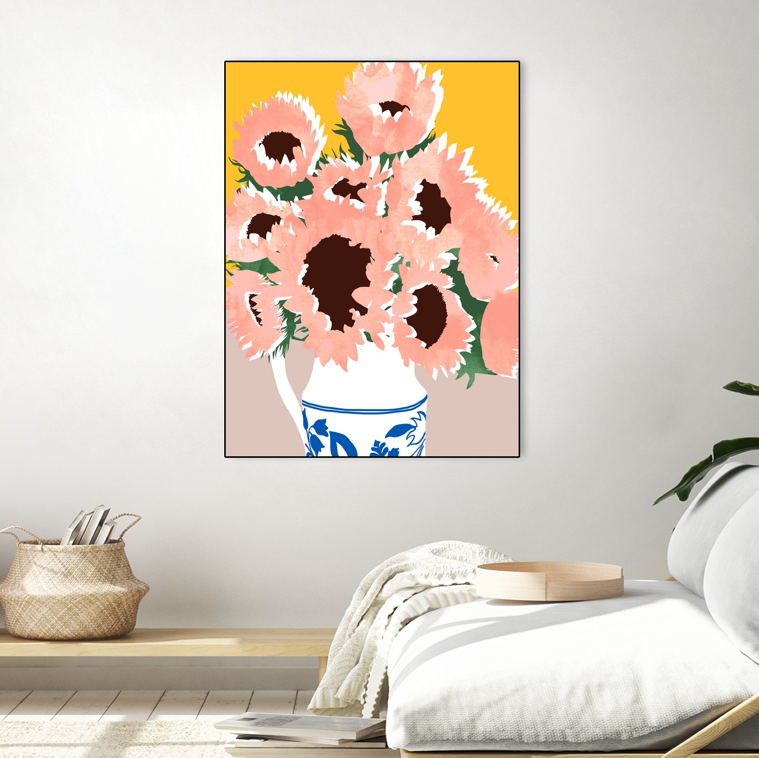 Sunshine On a Cloudy Day by Uma Gokhale on GIANT ART - floral art flowers and plants floral art