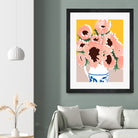 Sunshine On a Cloudy Day by Uma Gokhale on GIANT ART - floral art flowers and plants floral art