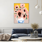 Sunshine On a Cloudy Day by Uma Gokhale on GIANT ART - floral art flowers and plants floral art