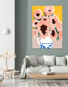 Sunshine On a Cloudy Day by Uma Gokhale on GIANT ART - floral art flowers and plants floral art