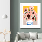 Sunshine On a Cloudy Day by Uma Gokhale on GIANT ART - floral art flowers and plants floral art