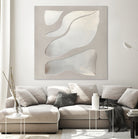 Flowing Shapes in Soft Neutral Tones by Alma on GIANT ART - abstract abstract