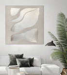 Flowing Shapes in Soft Neutral Tones by Alma on GIANT ART - abstract abstract