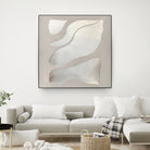 Flowing Shapes in Soft Neutral Tones by Alma on GIANT ART - abstract abstract