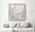 Flowing Shapes in Soft Neutral Tones by Alma on GIANT ART - abstract abstract