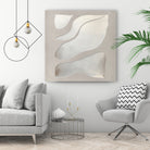 Flowing Shapes in Soft Neutral Tones by Alma on GIANT ART - abstract abstract