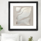Flowing Shapes in Soft Neutral Tones by Alma on GIANT ART - abstract abstract
