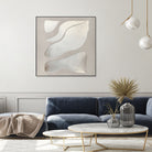 Flowing Shapes in Soft Neutral Tones by Alma on GIANT ART - abstract abstract