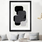 Abstract Forms in Black by cartissi on GIANT ART - abstract grey