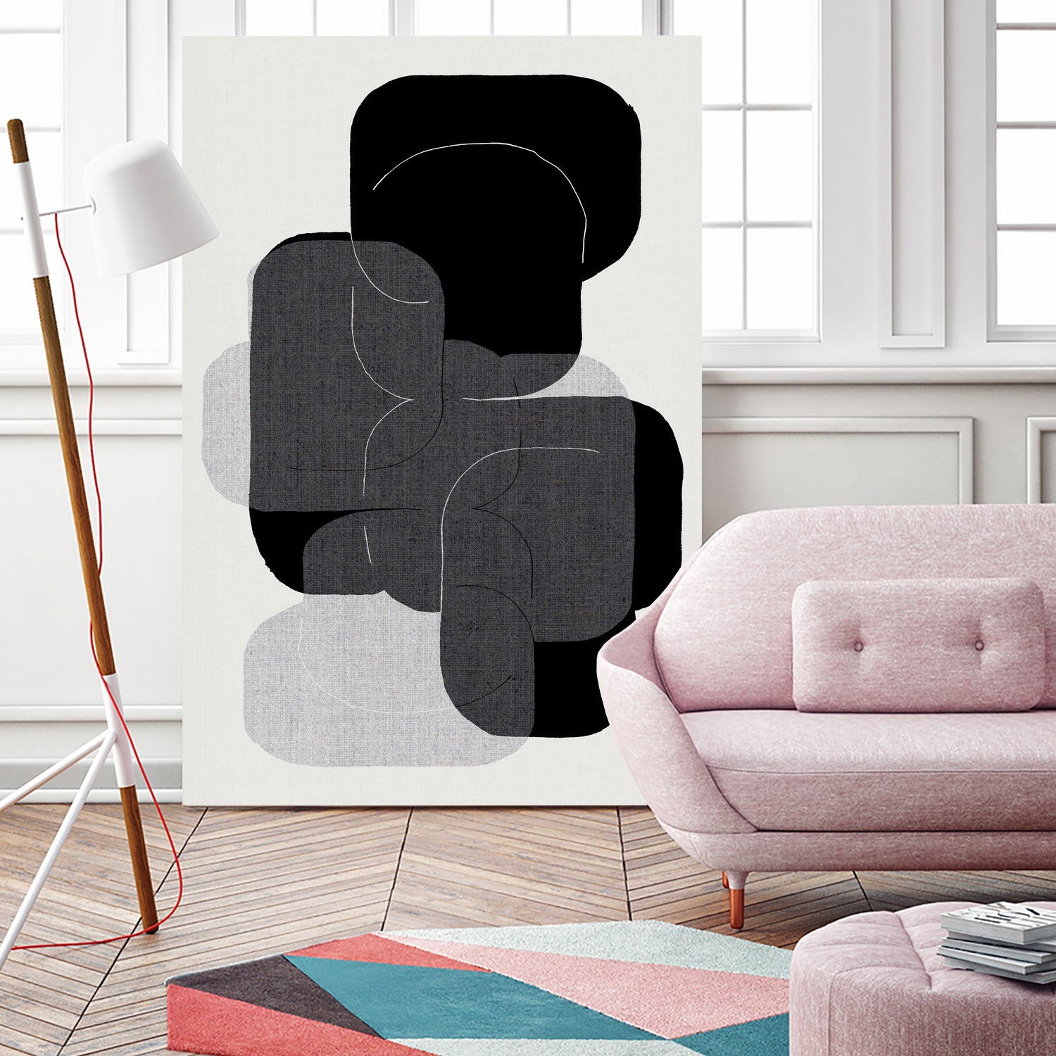 Monochrome Layers by cartissi on GIANT ART - abstract abstract art