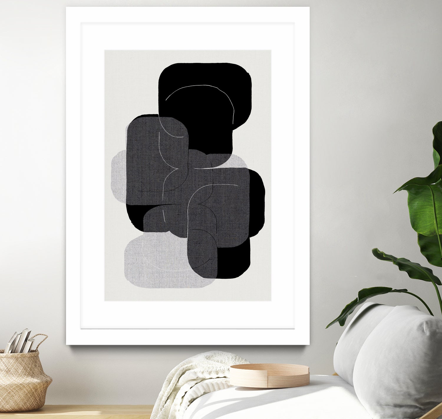 Monochrome Layers by cartissi on GIANT ART - abstract abstract art